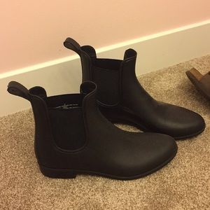 black rain booties